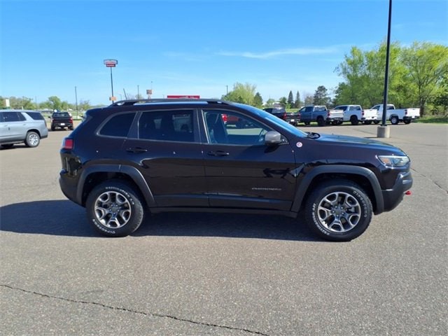 Used 2021 Jeep Cherokee Trailhawk with VIN 1C4PJMBXXMD171124 for sale in Princeton, Minnesota