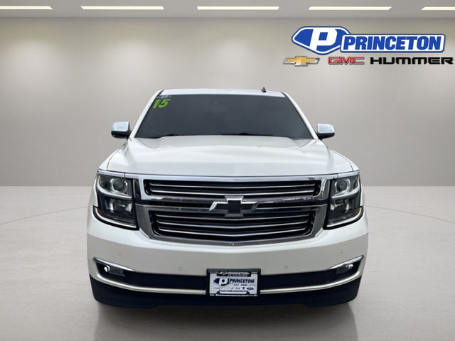 Used 2015 Chevrolet Tahoe LTZ with VIN 1GNSKCKC1FR117125 for sale in Princeton, IL