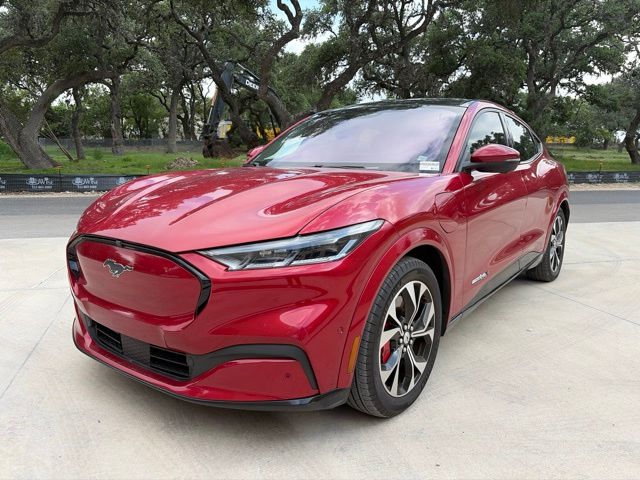 Used 2021 Ford Mustang Mach-E Premium AWD First Edition with VIN 3FMTK3SU1MMA06865 for sale in Boerne, TX