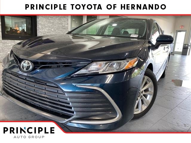 Used 2021 Toyota Camry LE with VIN 4T1C11AK9MU420415 for sale in Hernando, MS