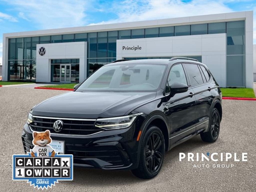 Certified 2022 Volkswagen Tiguan 2.0T SE R-Line Black SUV