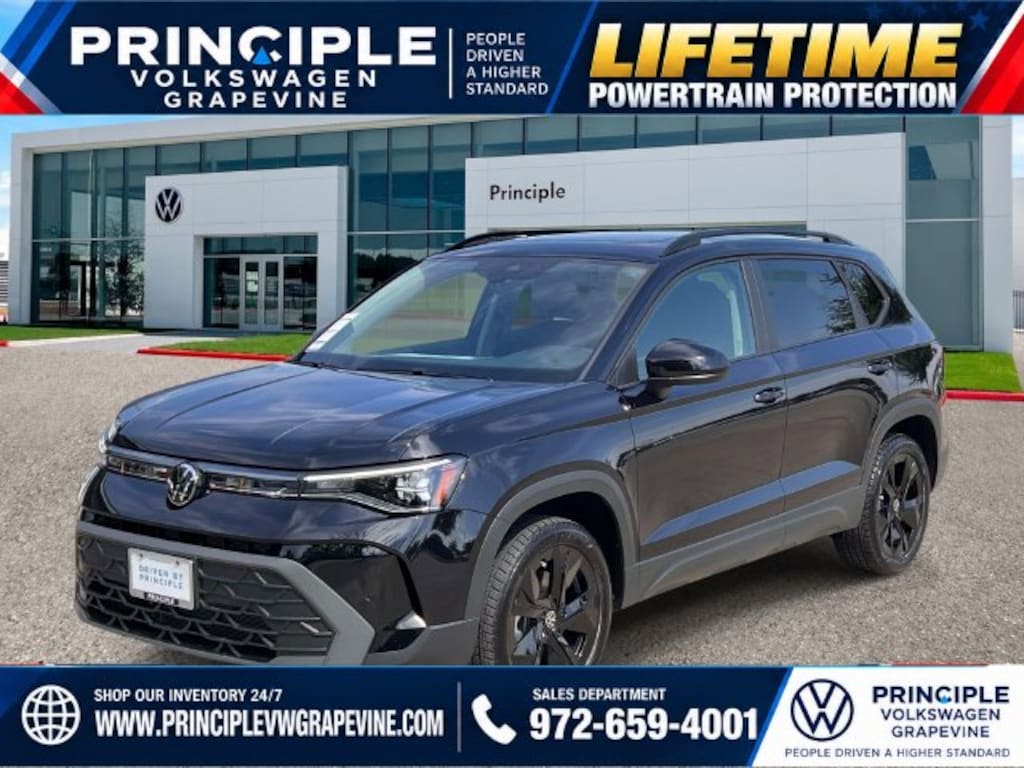 New 2027 Volkswagen Taos 1.5T SE Black SUV
