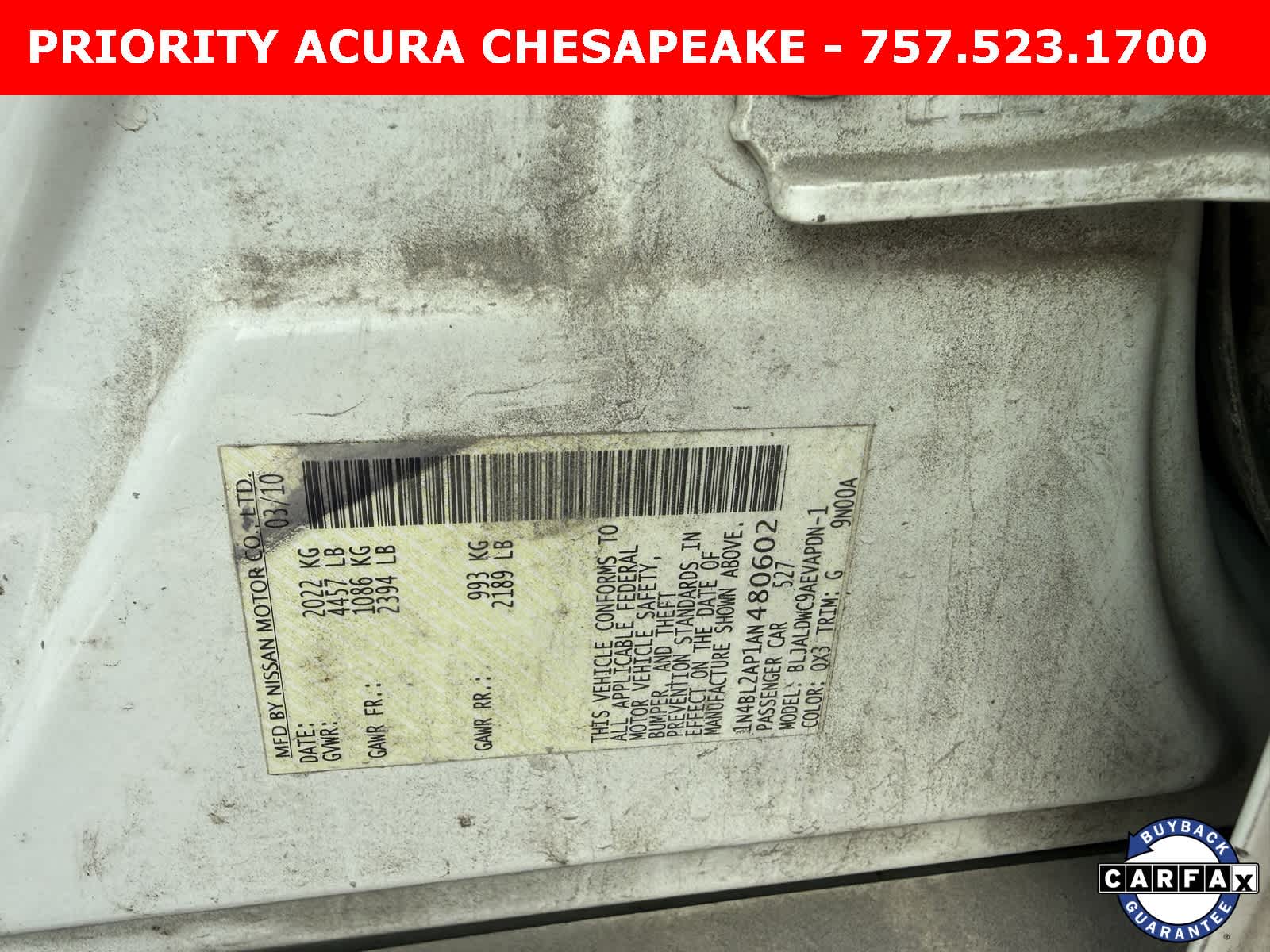 Thumbnail: 2010 Nissan Altima - 10