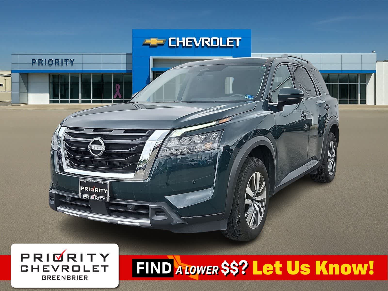 Certified Used 2025 Nissan Pathfinder SUV SL Obsidian Green Pearl