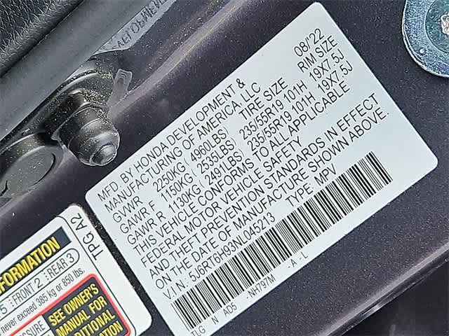 2022 Honda CR-V Touring 35