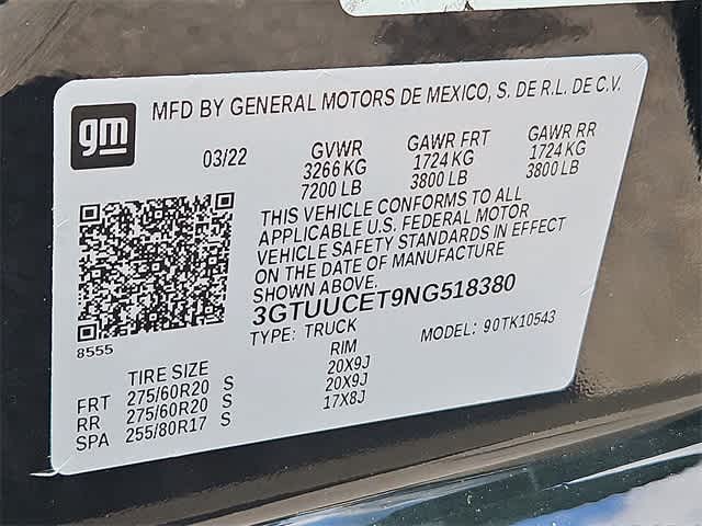 Thumbnail: 2022 GMC Sierra 1500 - 38