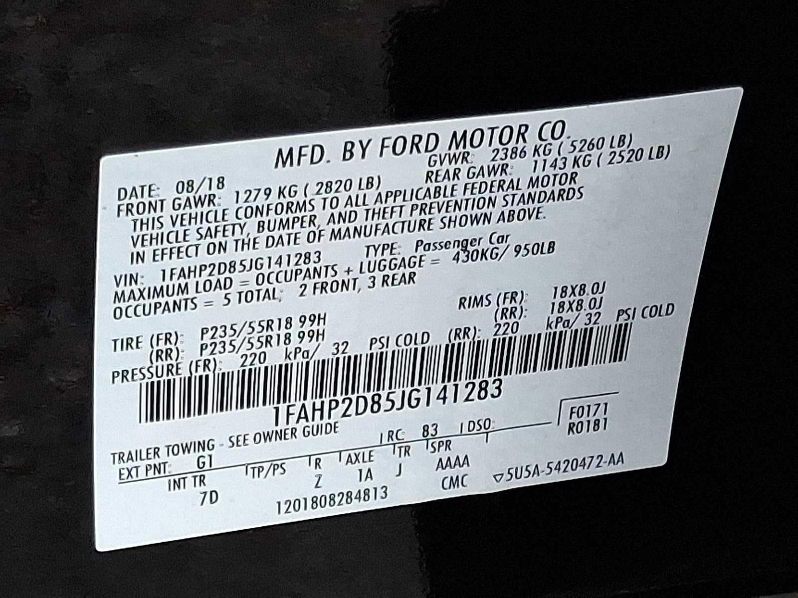 Thumbnail: 2018 Ford Taurus - 37