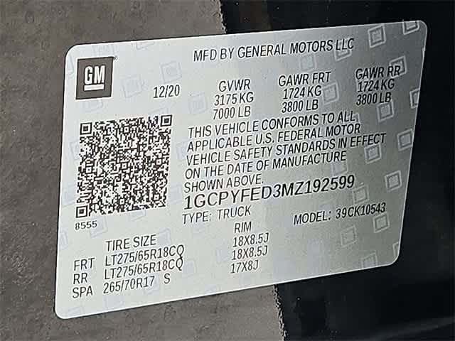 Thumbnail: 2021 Chevrolet Silverado 1500 - 38