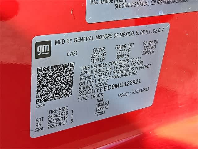 Thumbnail: 2021 Chevrolet Silverado 1500 - 38