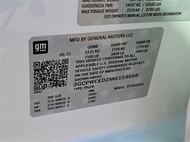 Thumbnail: 2021 Chevrolet Silverado 1500 - 38