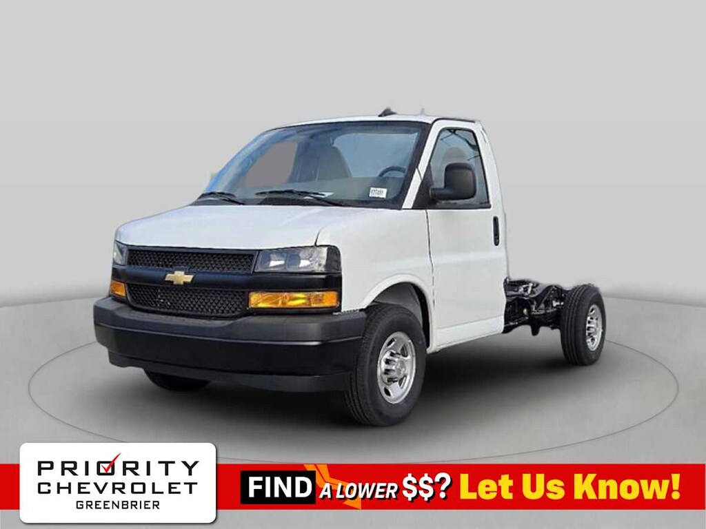 New 2025 Chevrolet Express Cutaway Work Van Truck