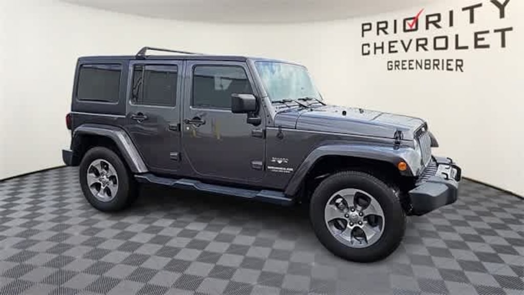 Certified 2017 Jeep Wrangler JK Unlimited Sahara 4x4 SUV