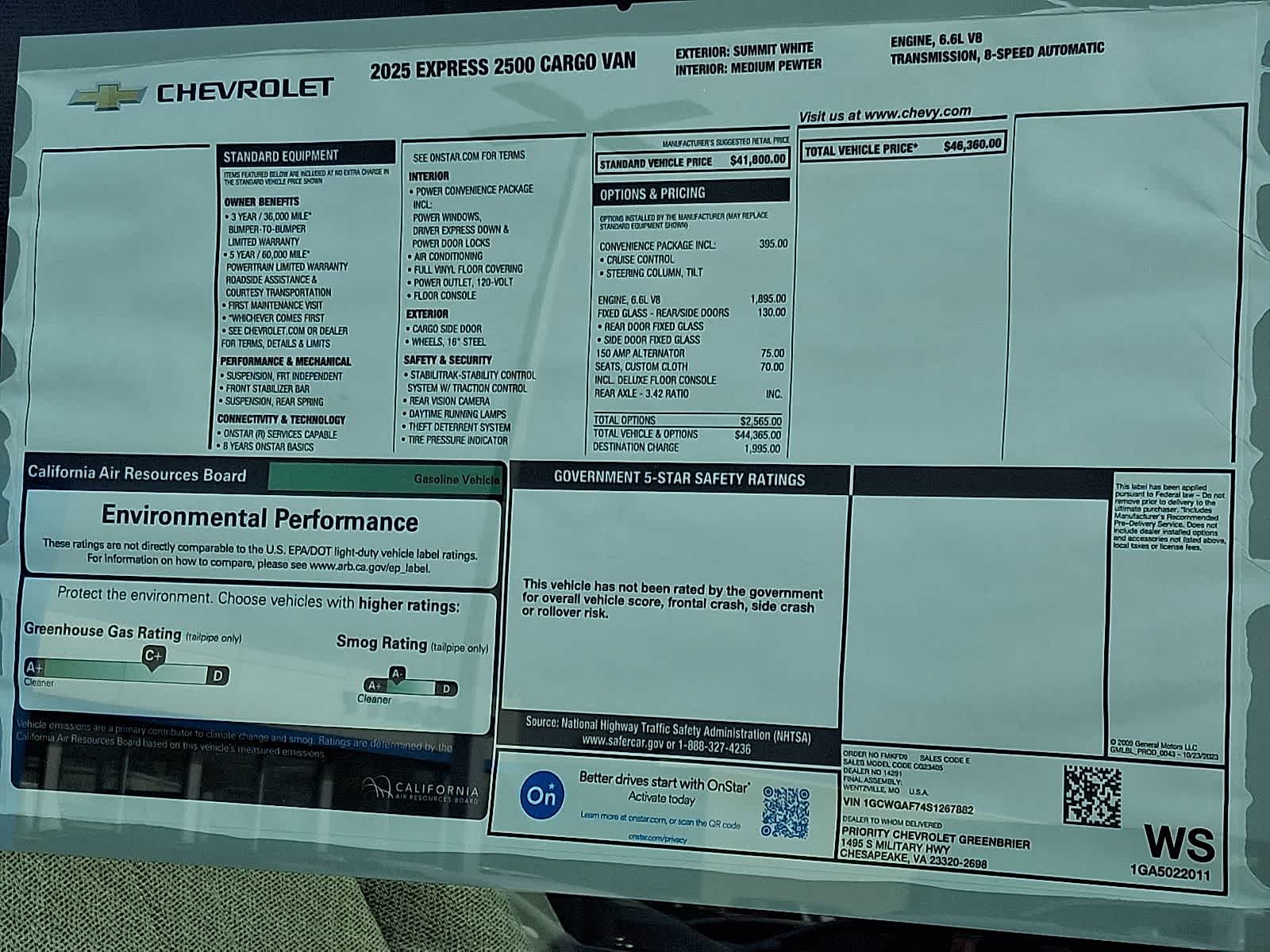 Thumbnail: 2025 Chevrolet Express - 19