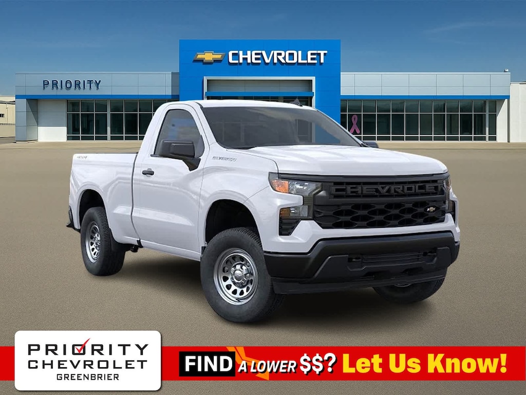 New 2024 Chevrolet Silverado 1500 Work Truck Truck Regular Cab