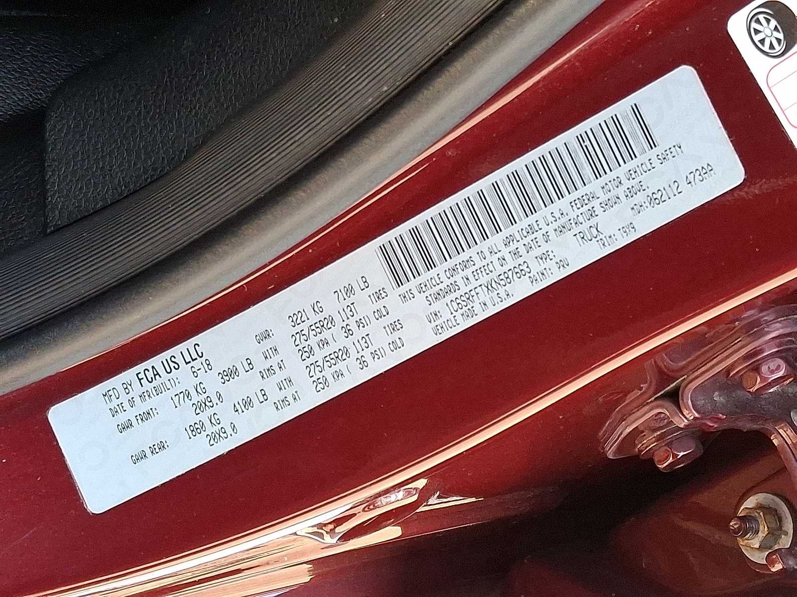 Thumbnail: 2019 RAM 1500 - 39