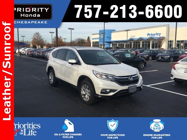 Certified 2016 Honda Cr V Ex L For Sale In Chesapeake Va Vin