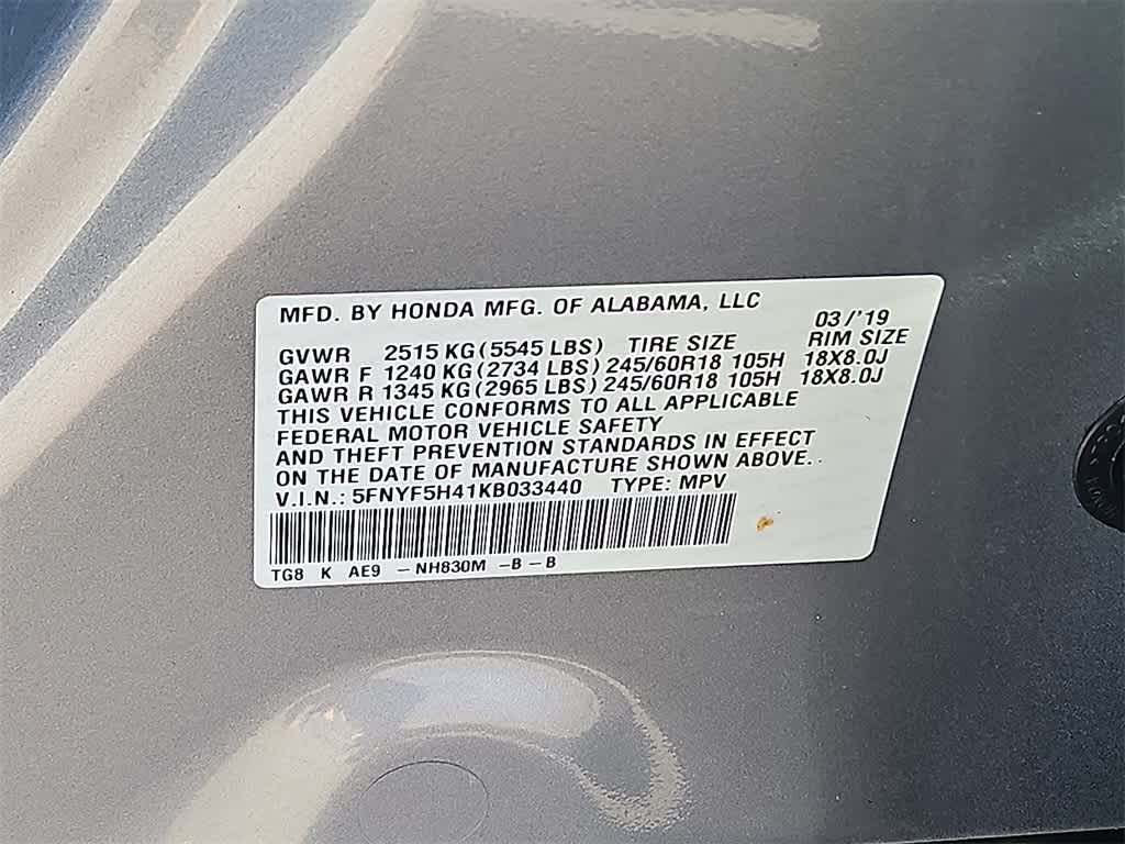 Thumbnail: 2019 Honda Pilot - 21