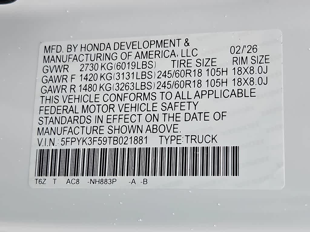 Thumbnail: 2026 Honda Ridgeline - 18