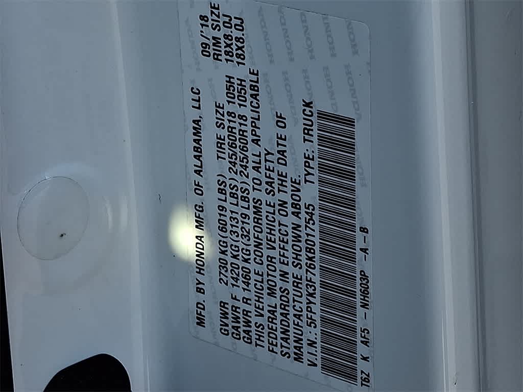 Thumbnail: 2019 Honda Ridgeline - 28