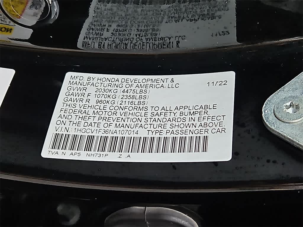 Thumbnail: 2022 Honda Accord - 27