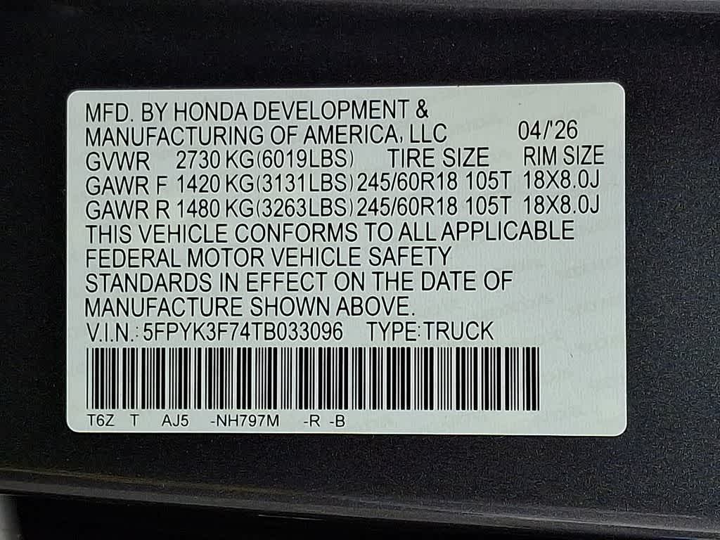 Thumbnail: 2026 Honda Ridgeline - 19