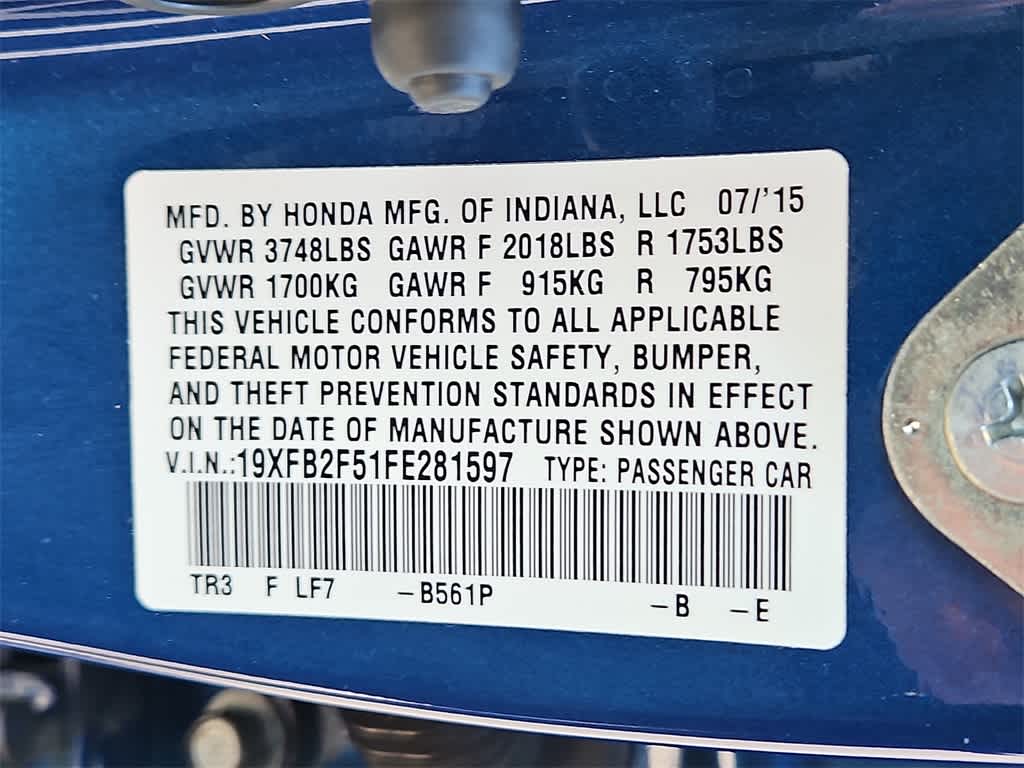 Thumbnail: 2015 Honda Civic - 24