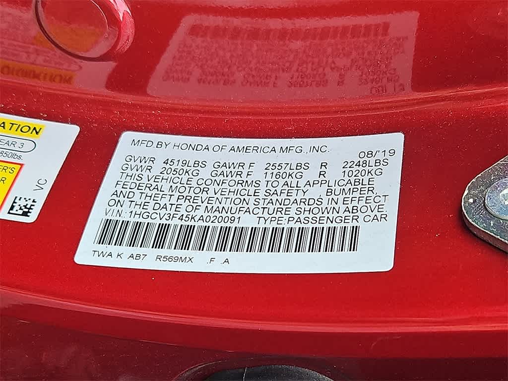 Thumbnail: 2019 Honda Accord - 27