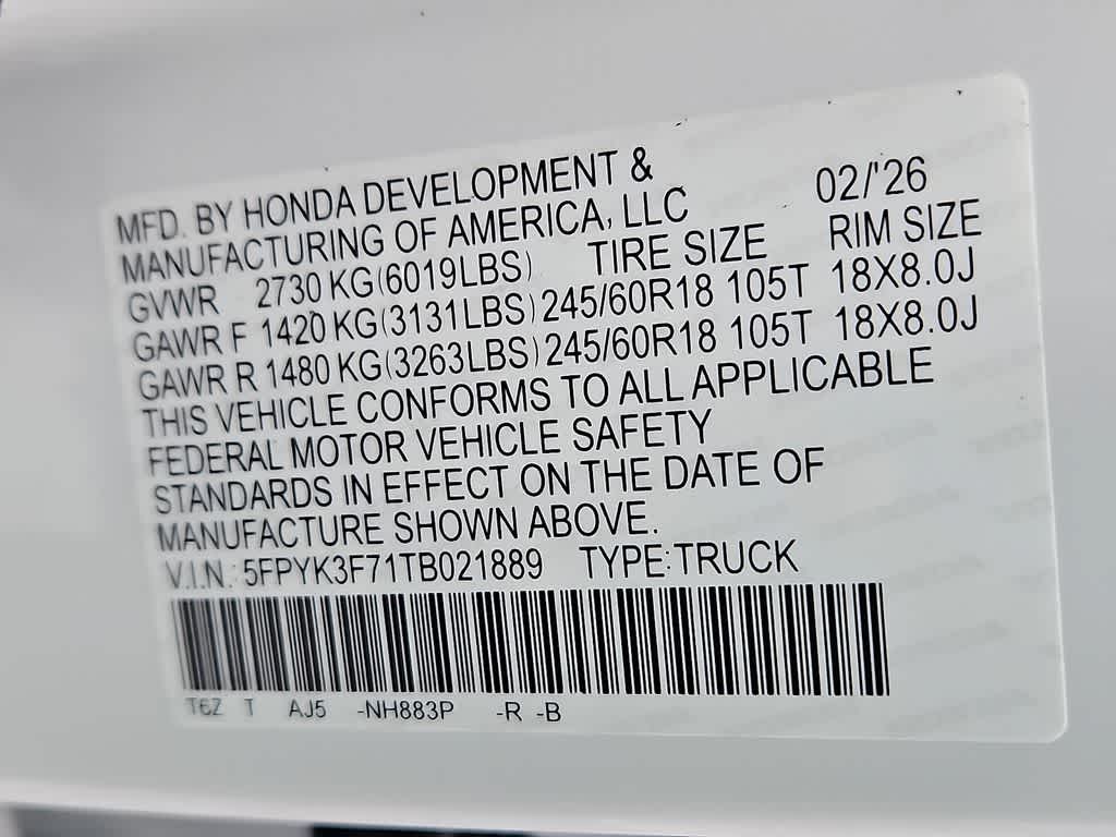 Thumbnail: 2026 Honda Ridgeline - 18