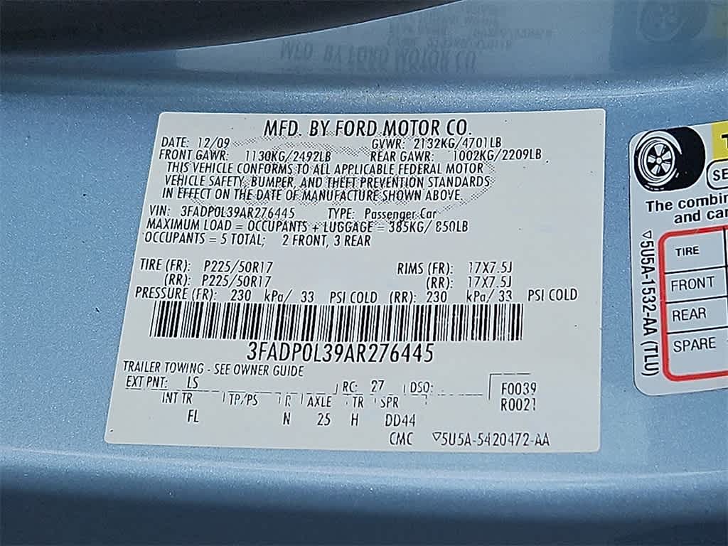 Thumbnail: 2010 Ford Fusion - 27