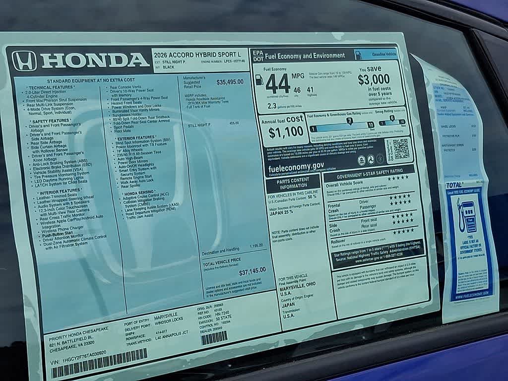 Thumbnail: 2026 Honda Accord - 19