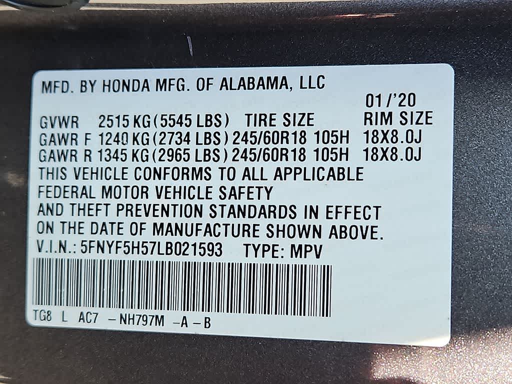 Thumbnail: 2020 Honda Pilot - 29