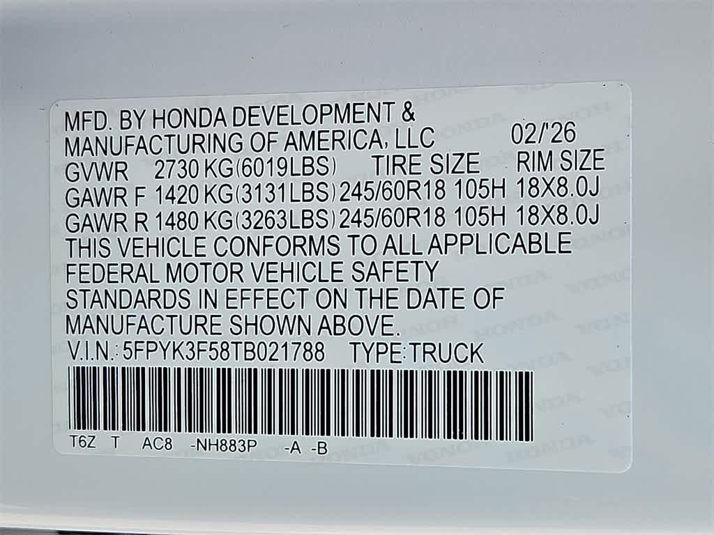 Thumbnail: 2026 Honda Ridgeline - 18