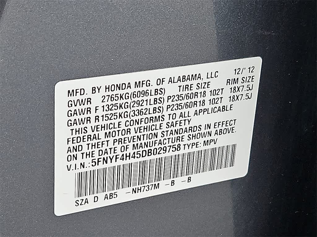 Thumbnail: 2013 Honda Pilot - 22