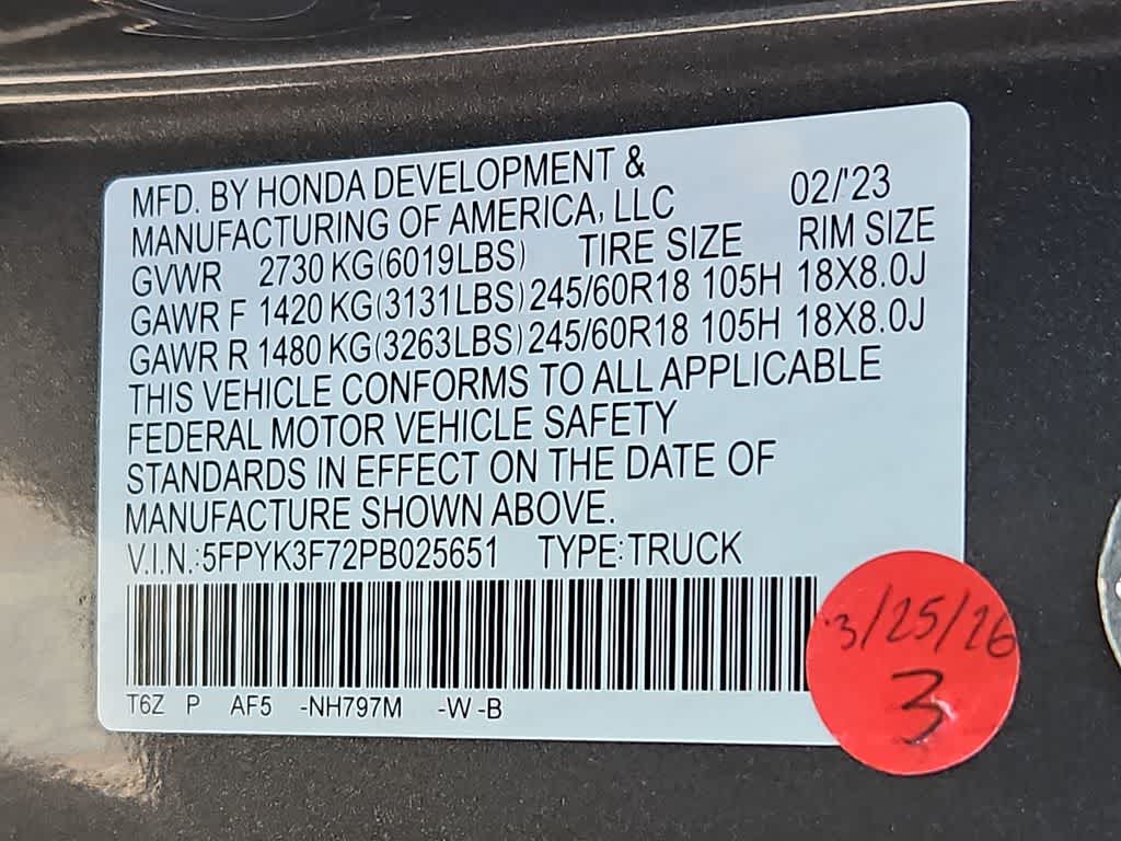Thumbnail: 2023 Honda Ridgeline - 27