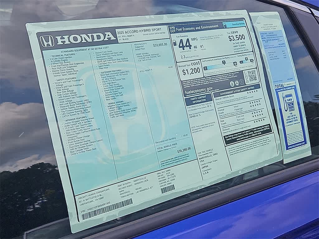 2025 Honda Accord Sport 18