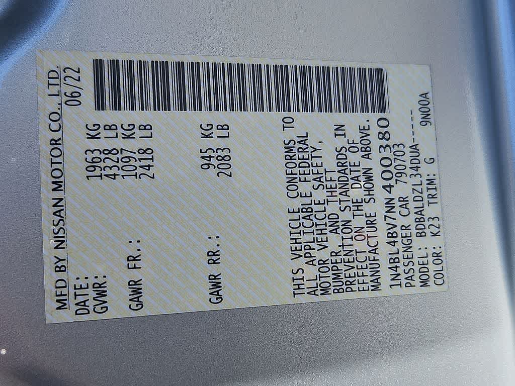 Thumbnail: 2022 Nissan Altima - 26