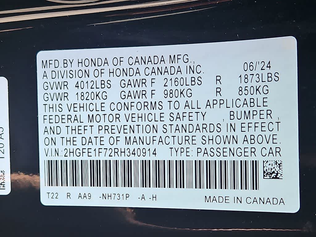 Thumbnail: 2024 Honda Civic - 27