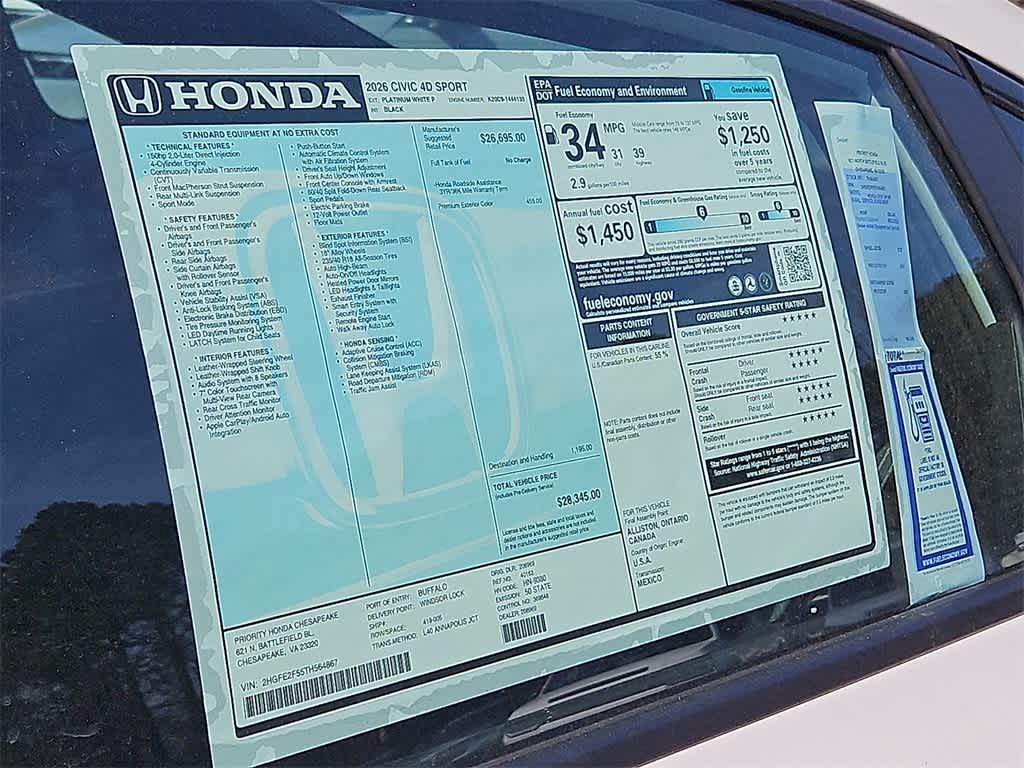 Thumbnail: 2026 Honda Civic - 18