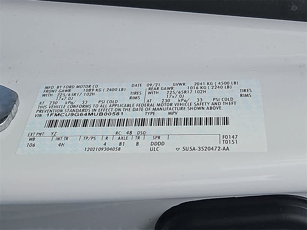 Thumbnail: 2021 Ford Escape - 23