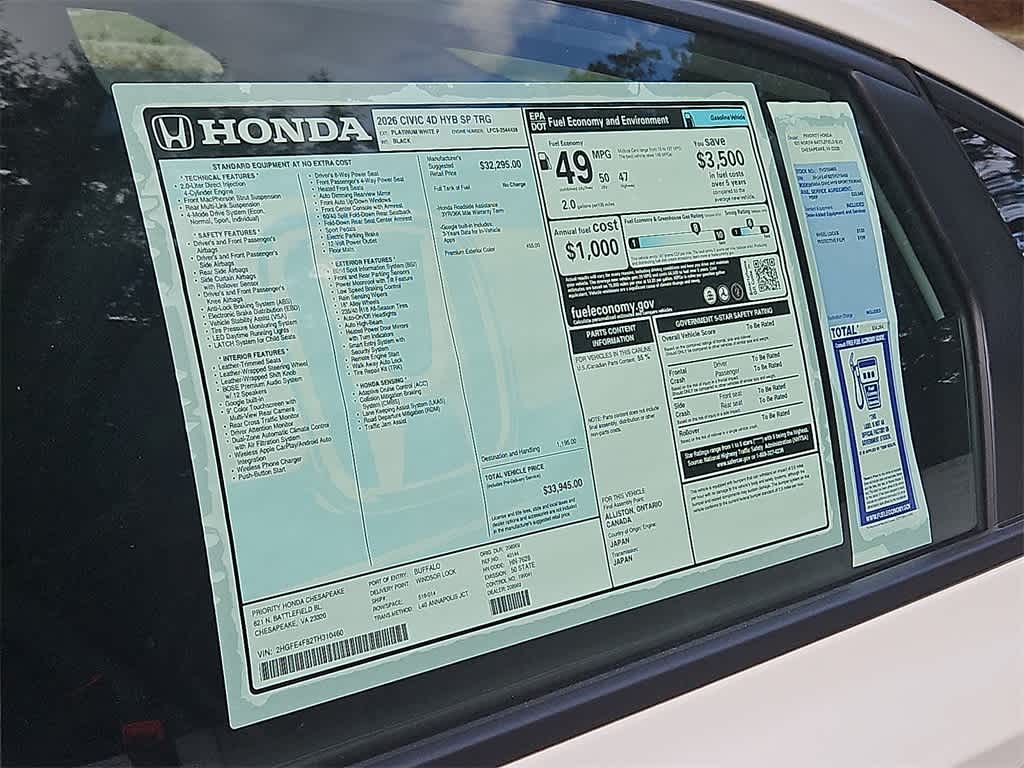 Thumbnail: 2026 Honda Civic - 19