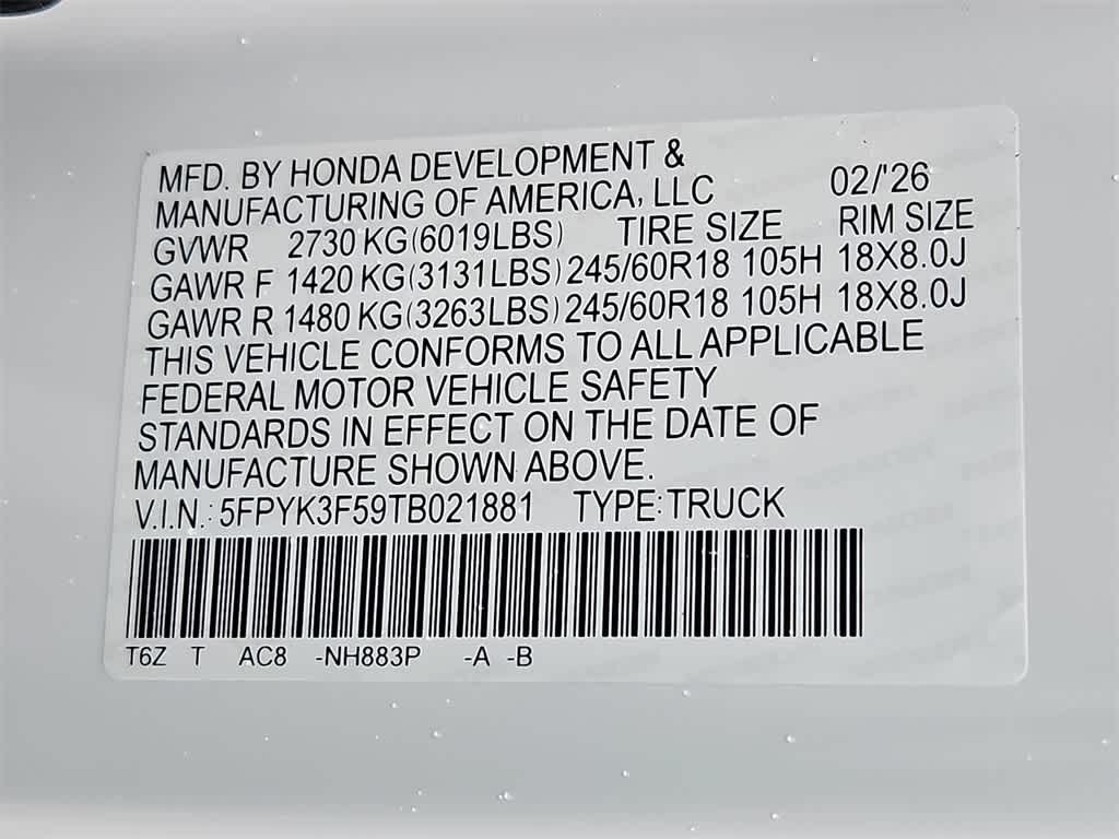 Thumbnail: 2026 Honda Ridgeline - 18