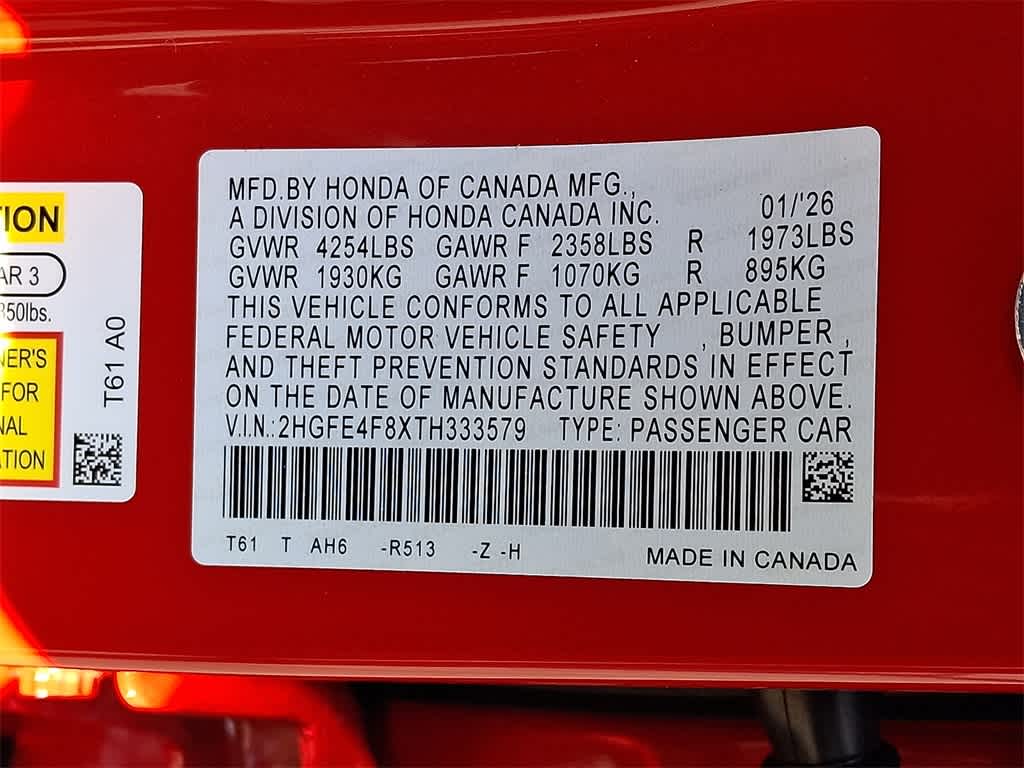 Thumbnail: 2026 Honda Civic - 17