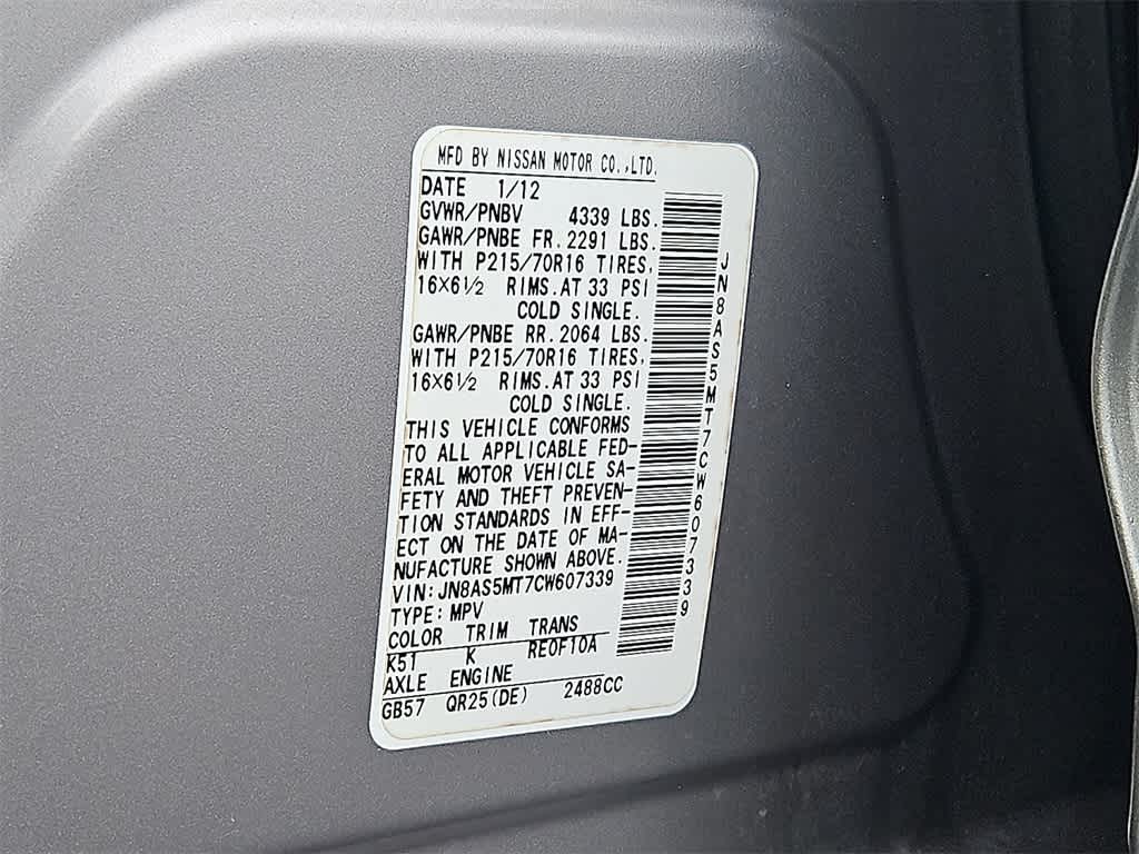Thumbnail: 2012 Nissan Rogue - 26