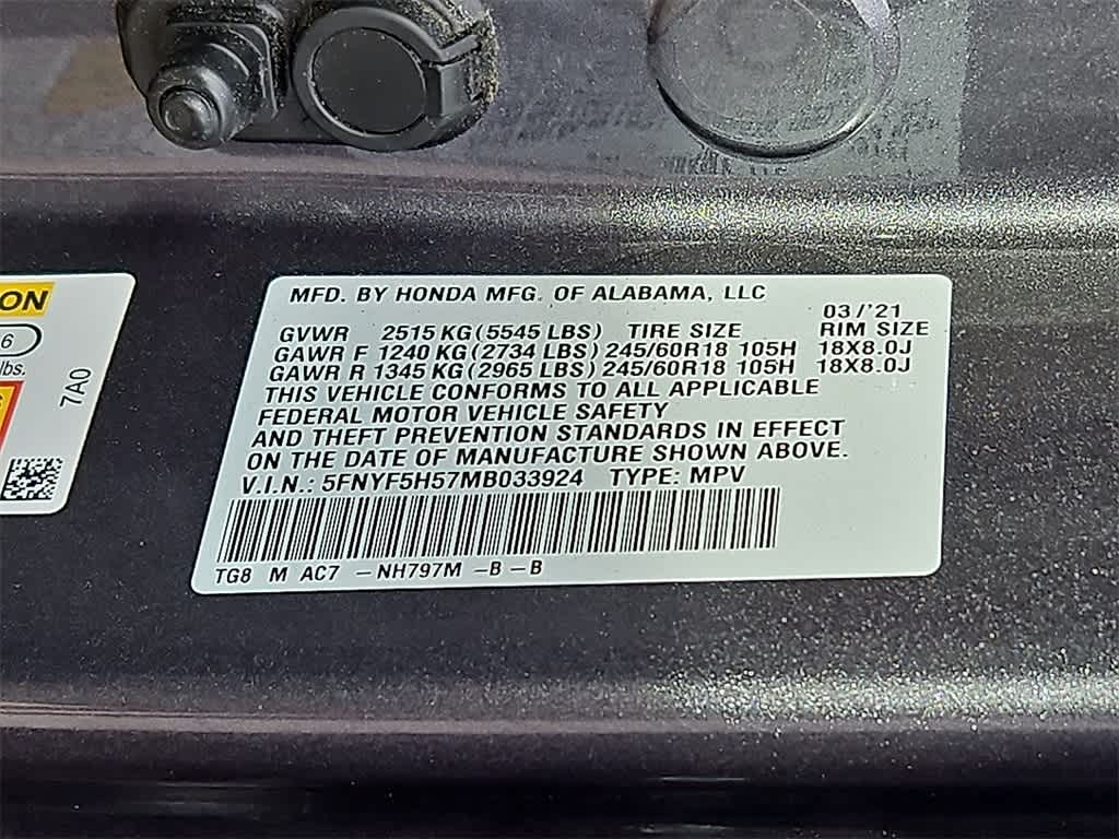 Thumbnail: 2021 Honda Pilot - 27