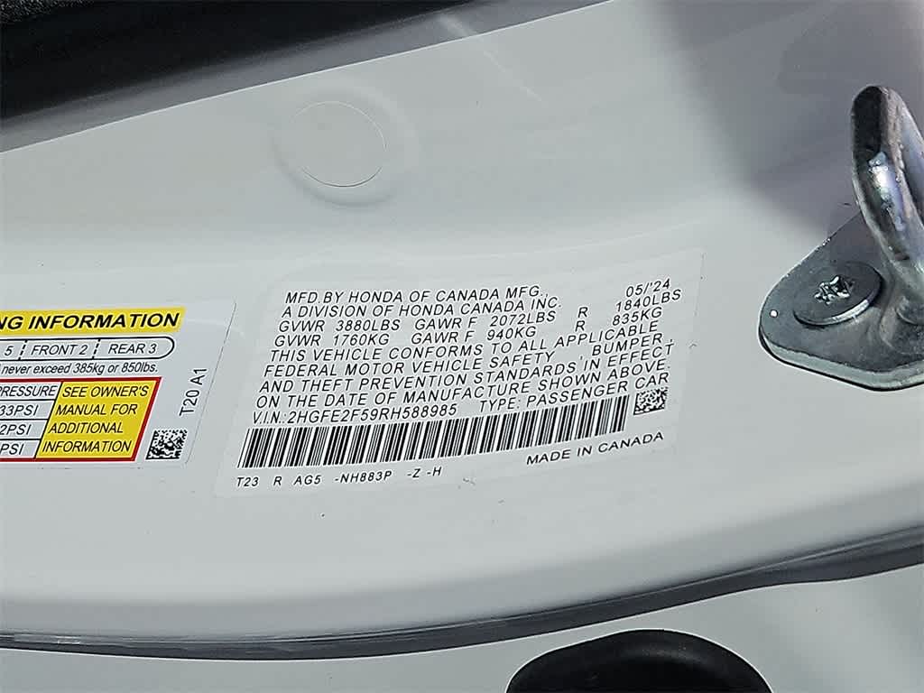 Thumbnail: 2024 Honda Civic - 27