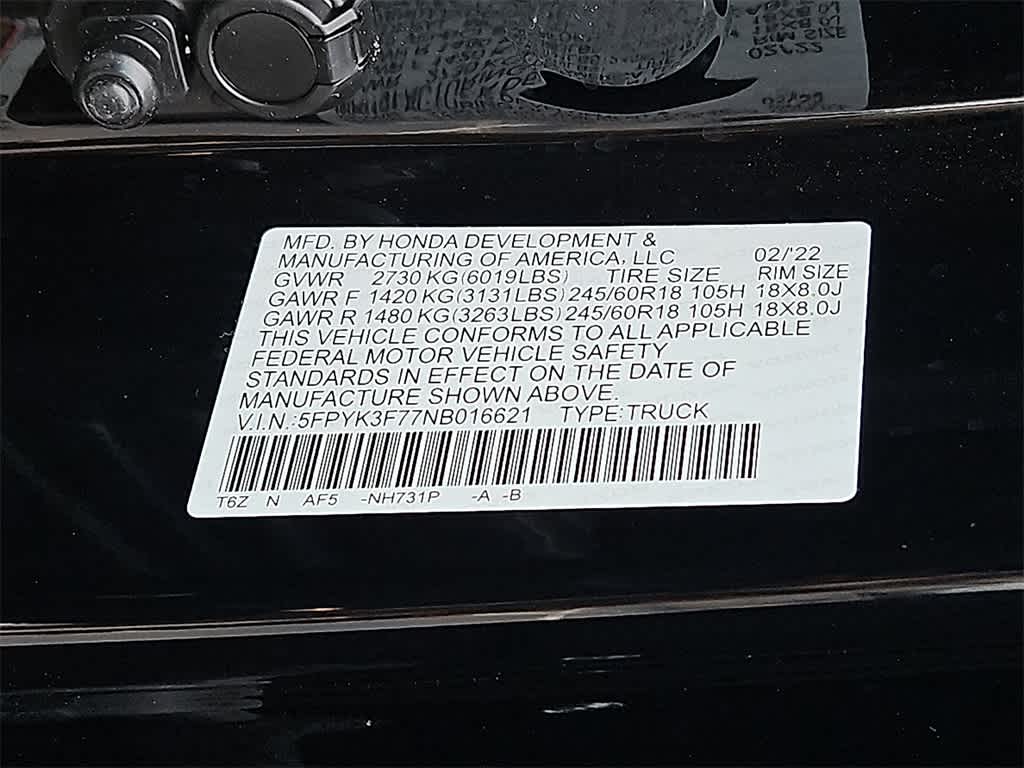 Thumbnail: 2022 Honda Ridgeline - 27