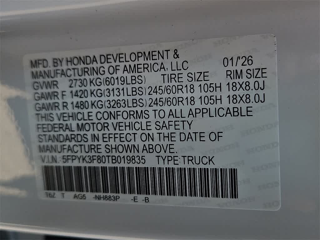 Thumbnail: 2026 Honda Ridgeline - 18