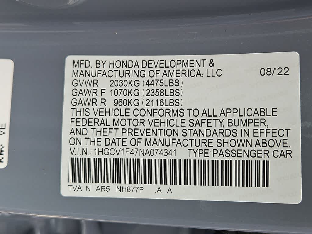 Thumbnail: 2022 Honda Accord - 26
