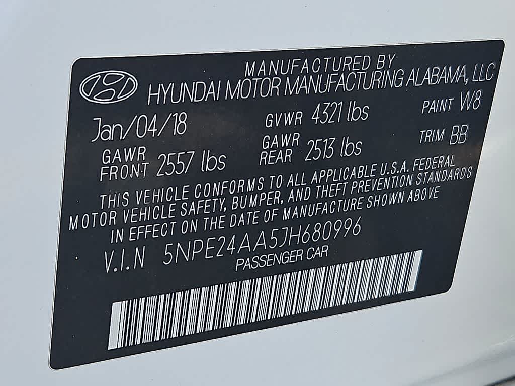 Thumbnail: 2018 Hyundai Sonata - 27