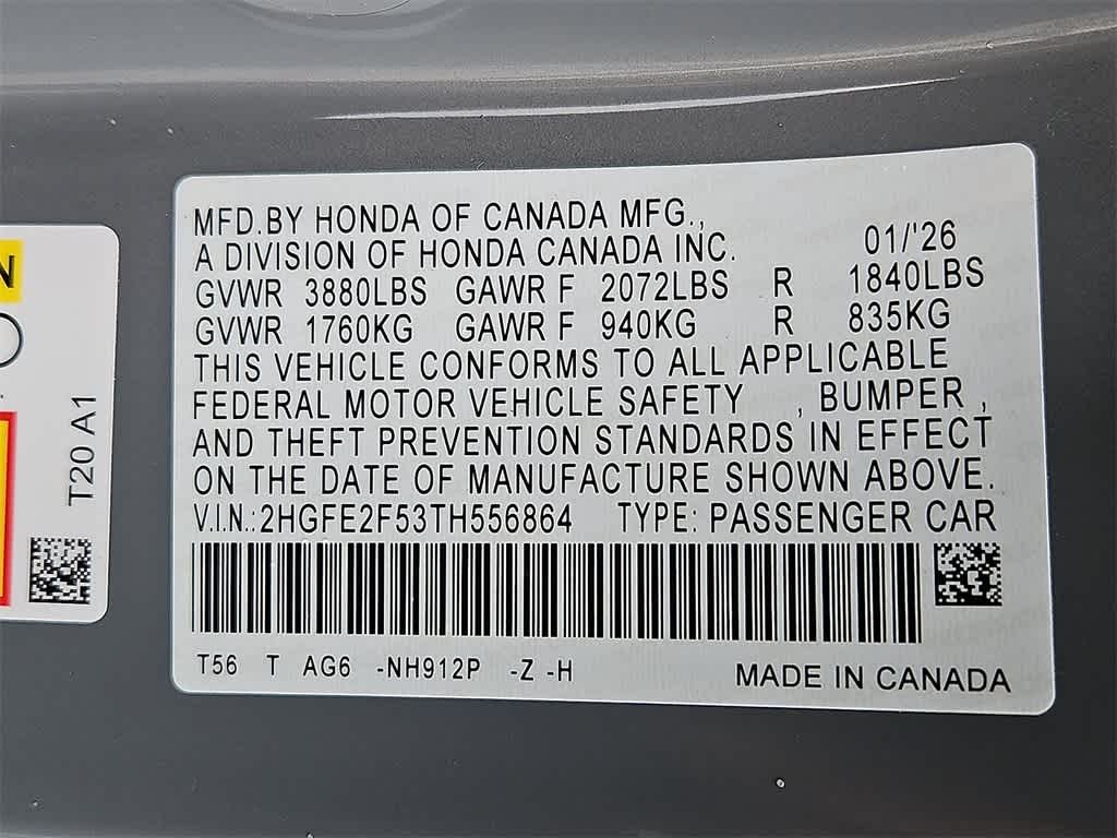 Thumbnail: 2026 Honda Civic - 17